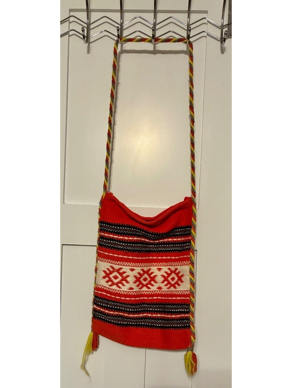 Greek Traditional Woven Tapestry Shoulder Bag – Arachova, Greece